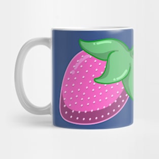 Cute Strawberry Fresh Berry Fun Fruit Design Mug